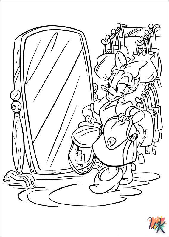 free adult Daisy Duck coloring pages