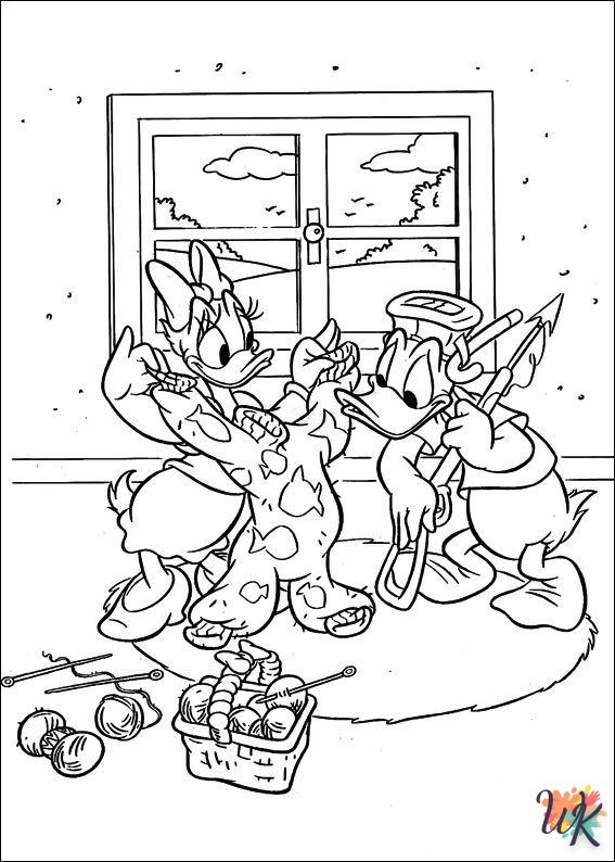 Daisy Duck coloring pages for adults pdf