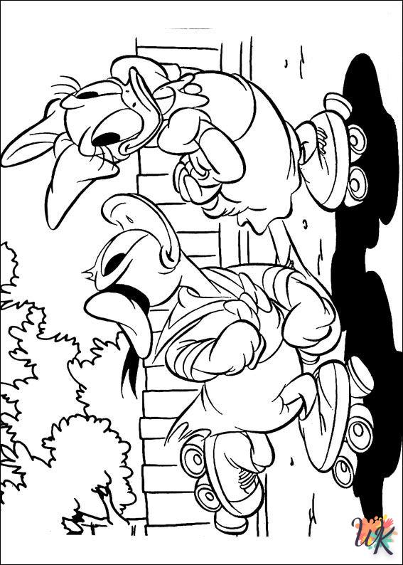 Daisy Duck coloring pages for adults