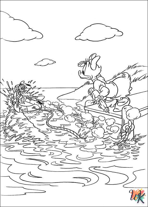 Daisy Duck printable coloring pages