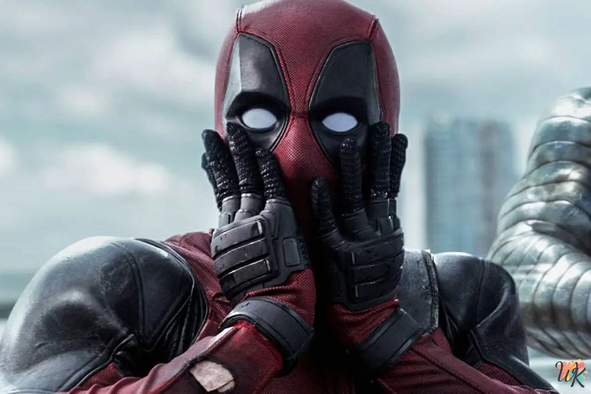Deadpool coloring pages 1 Deadpool coloring pages