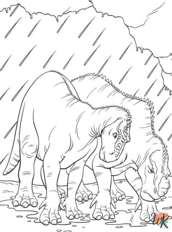 Dinosaurs ornaments coloring pages