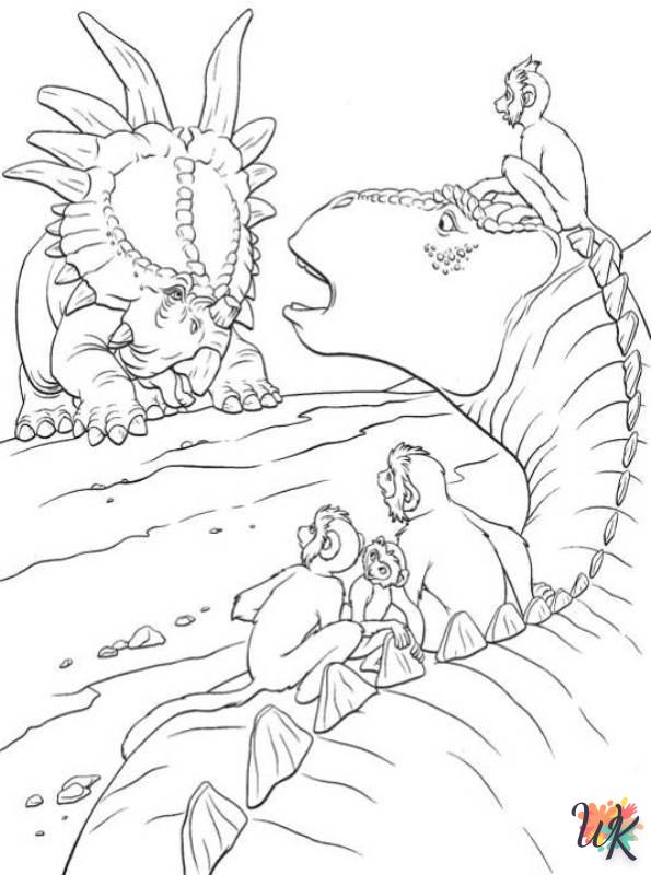 fun Dinosaurs coloring pages