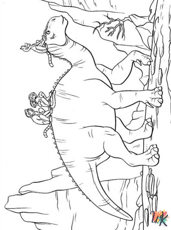 free Dinosaurs coloring pages for adults