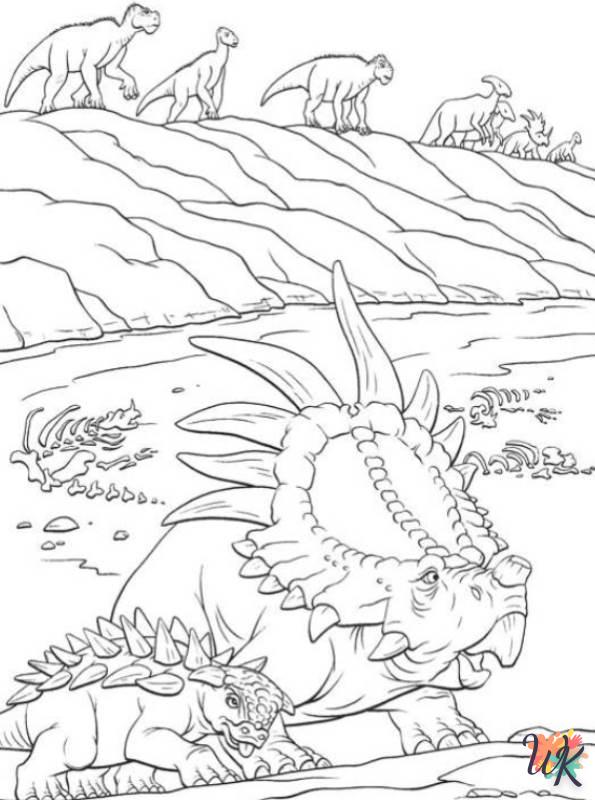 preschool Dinosaurs coloring pages
