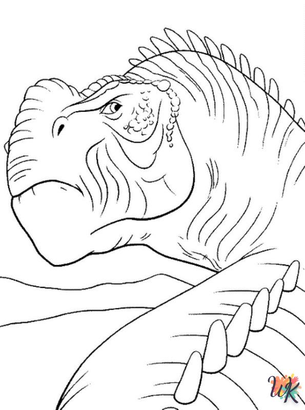 Dinosaurs coloring pages free printable