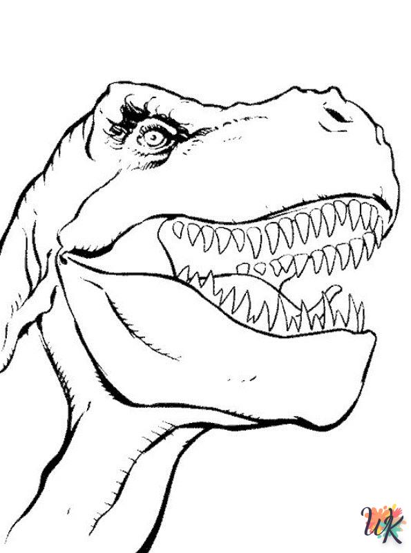 Dinosaurs coloring pages free
