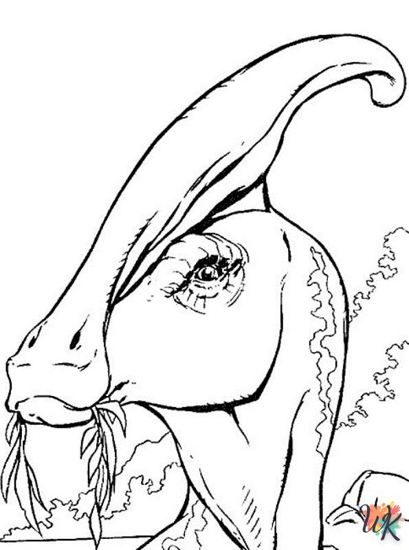 free Dinosaurs printable coloring pages