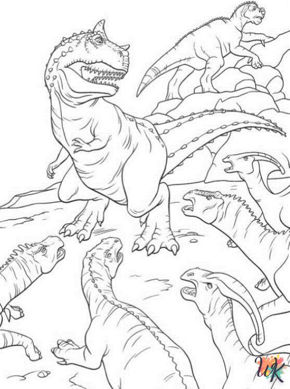 Dinosaurs coloring pages pdf