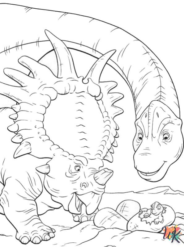 preschool Dinosaurs coloring pages