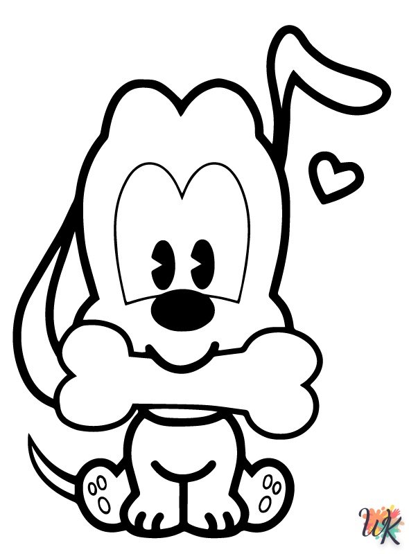Disney Cuties coloring pages for adults