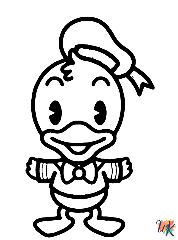 free adult Disney Cuties coloring pages