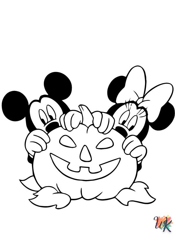 Disney Halloween coloring pages printable free