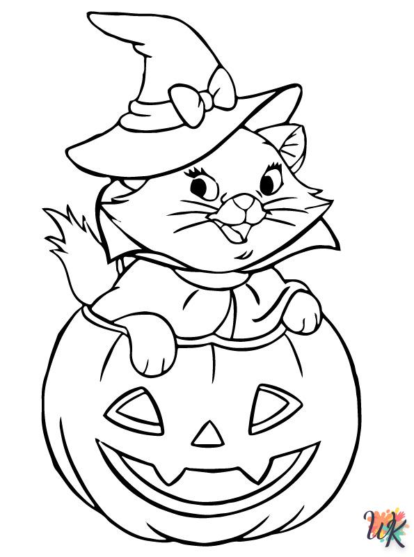 free Disney Halloween coloring pages for adults