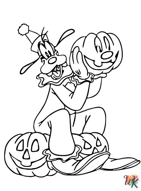Disney Halloween coloring pages printable