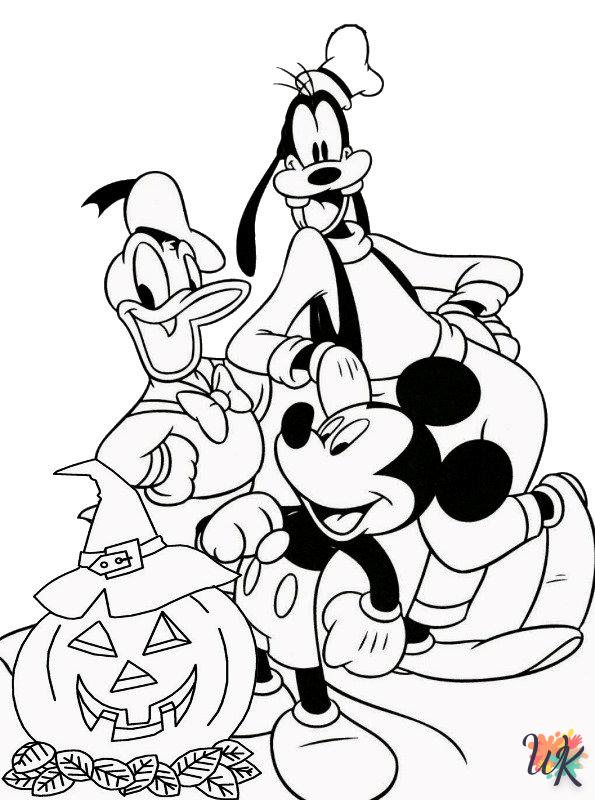 Disney Halloween coloring pages pdf