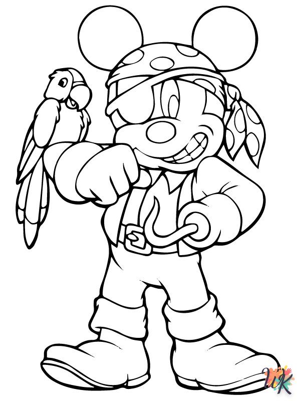 free adult Disney Halloween coloring pages