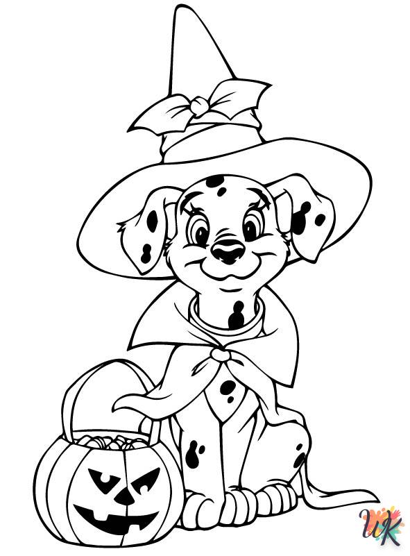 vintage Disney Halloween coloring pages
