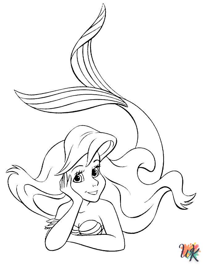 coloring pages for Disney Princesses