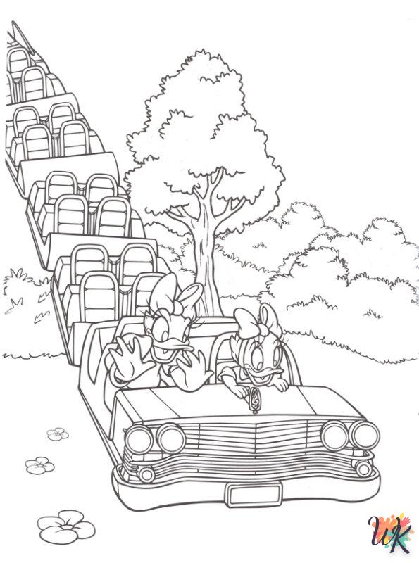 vintage Disney World coloring pages