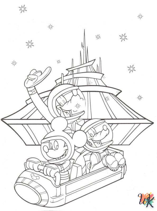 printable Disney World coloring pages