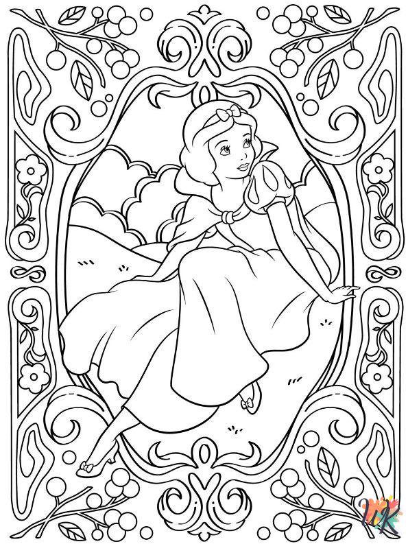 printable coloring pages Disney Difficult