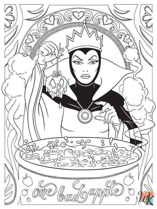 free printable coloring pages Disney Difficult