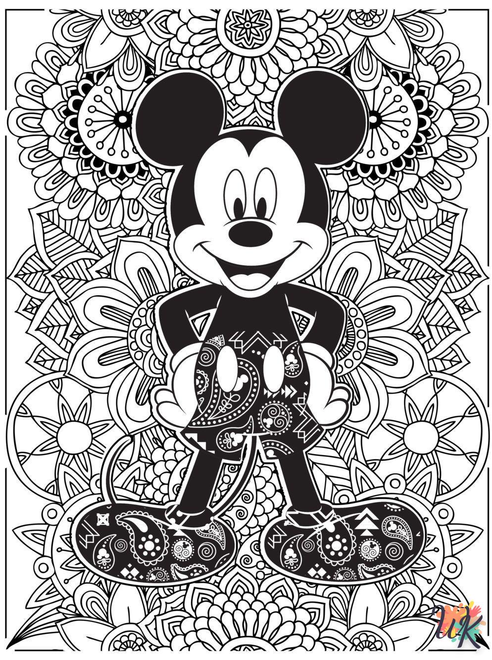 cute Disney Difficult coloring pages