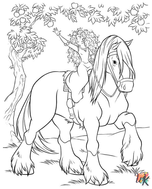 Disney Horse coloring pages printable free