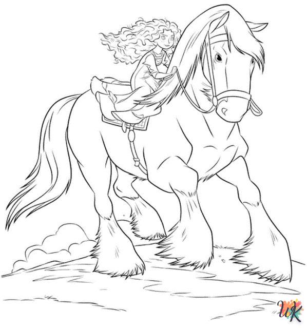 Disney Horse free coloring pages