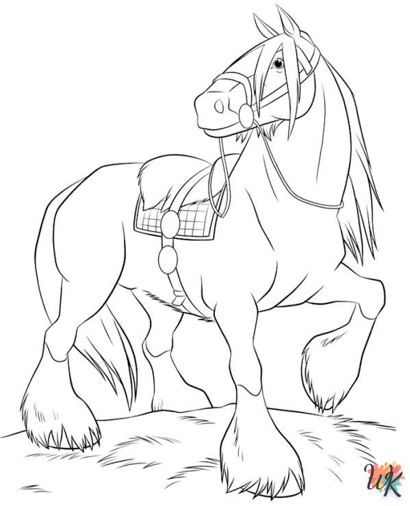 grinch Disney Horse coloring pages