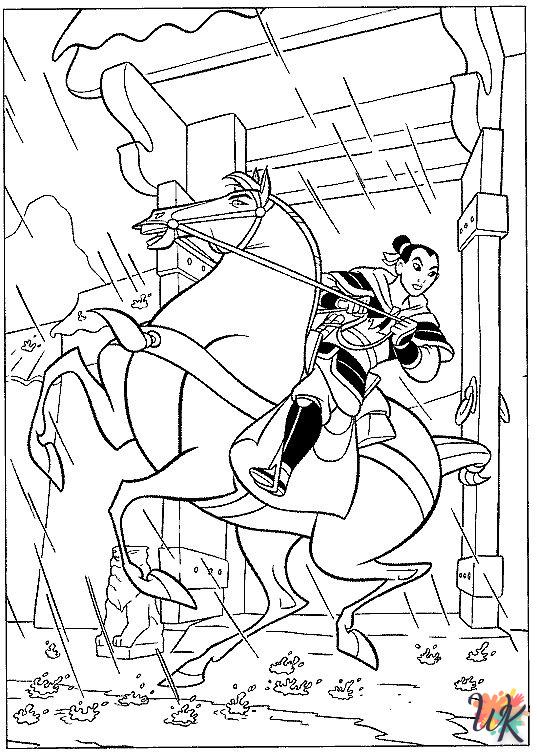 fun Disney Horse coloring pages