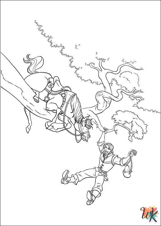 free adult Disney Horse coloring pages