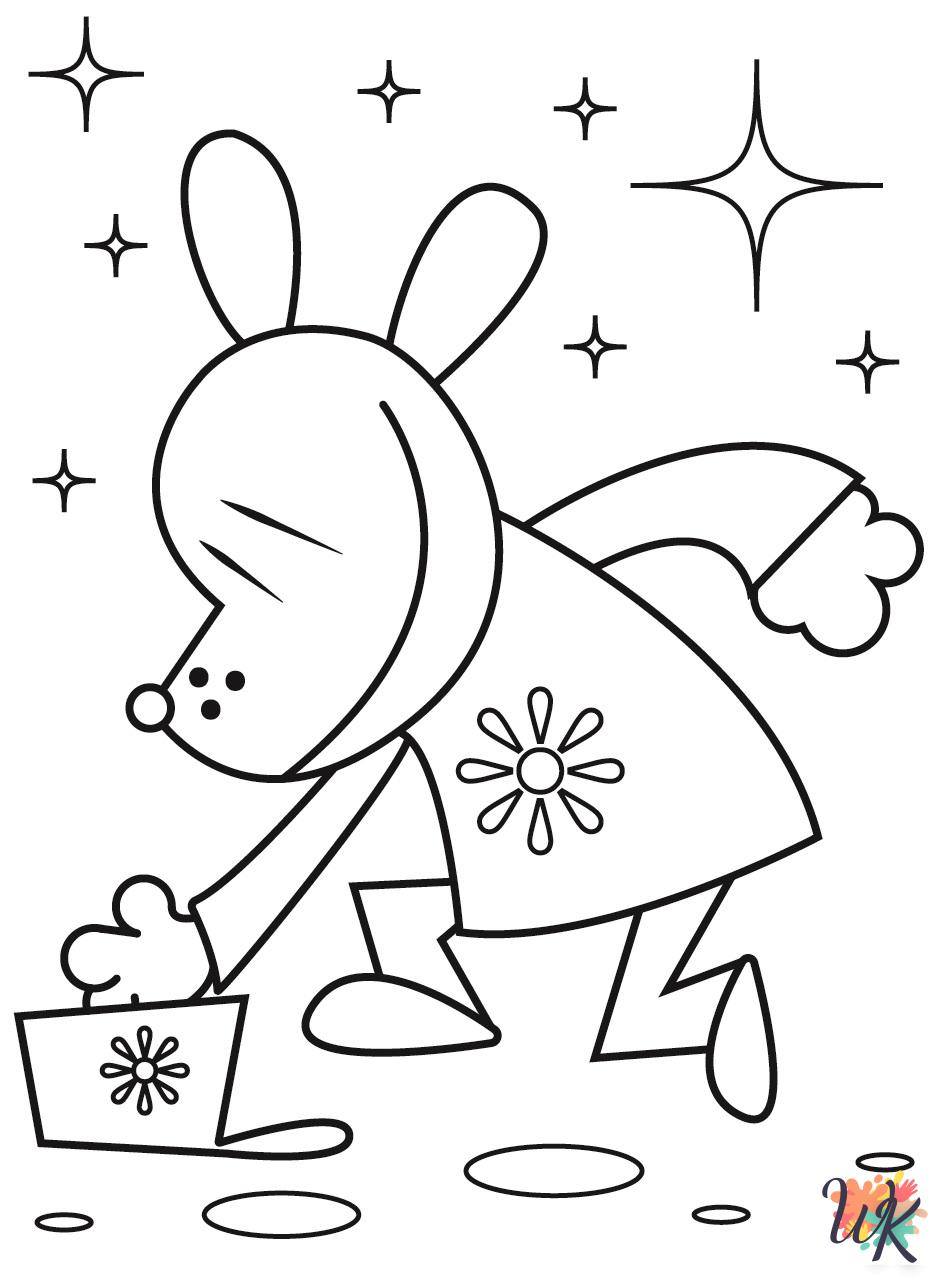 free Dog Man coloring pages