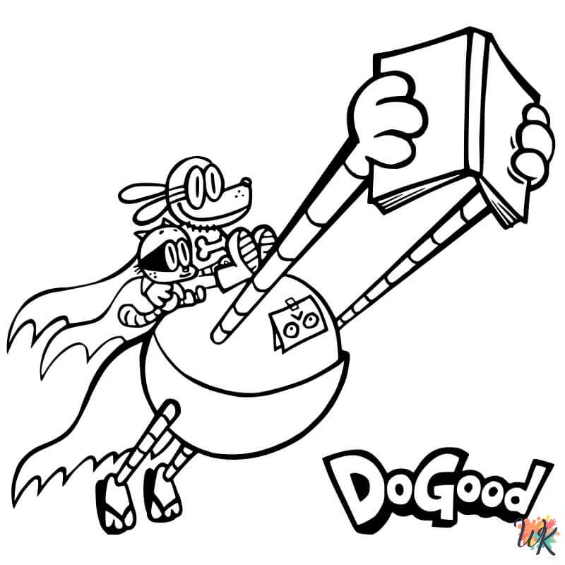 Dog Man coloring pages pdf
