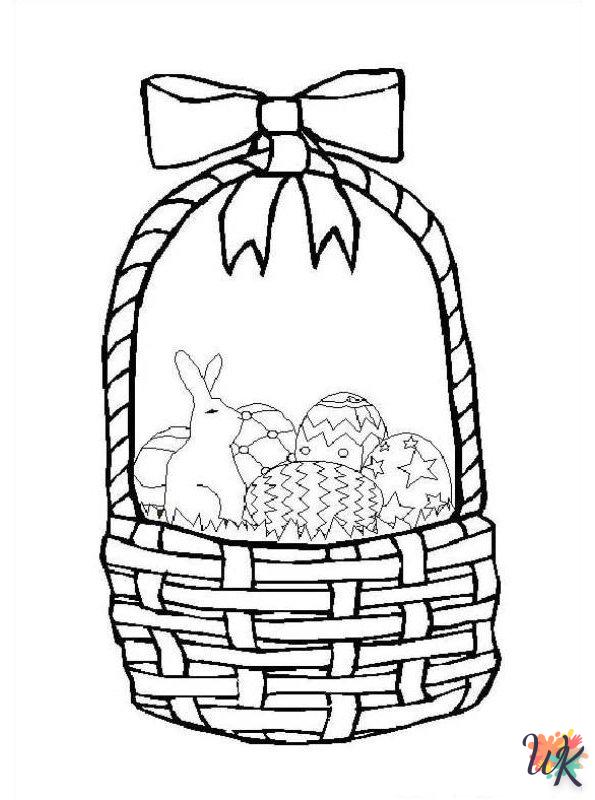 Easter coloring pages for preschoolers
