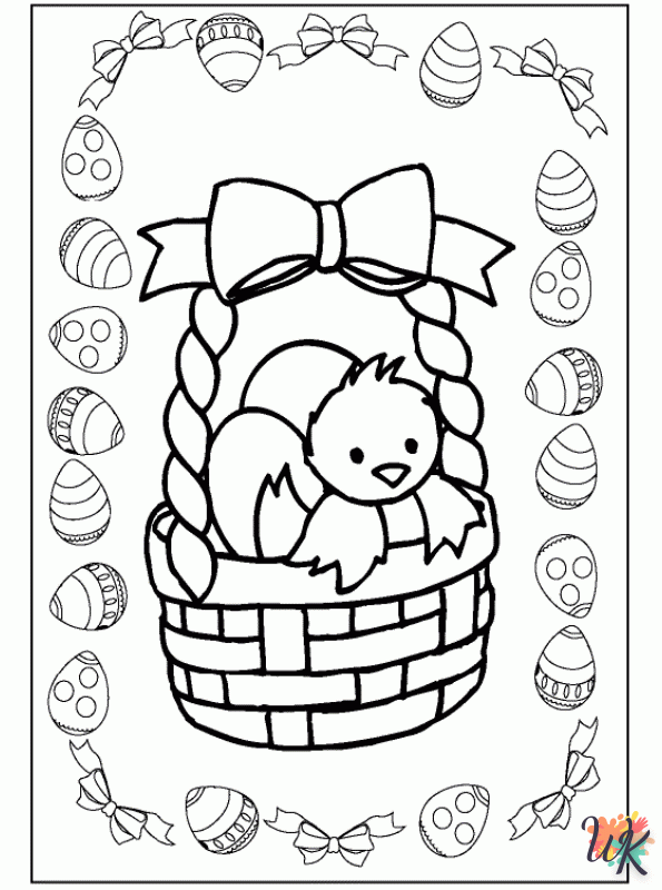 cute coloring pages Easter