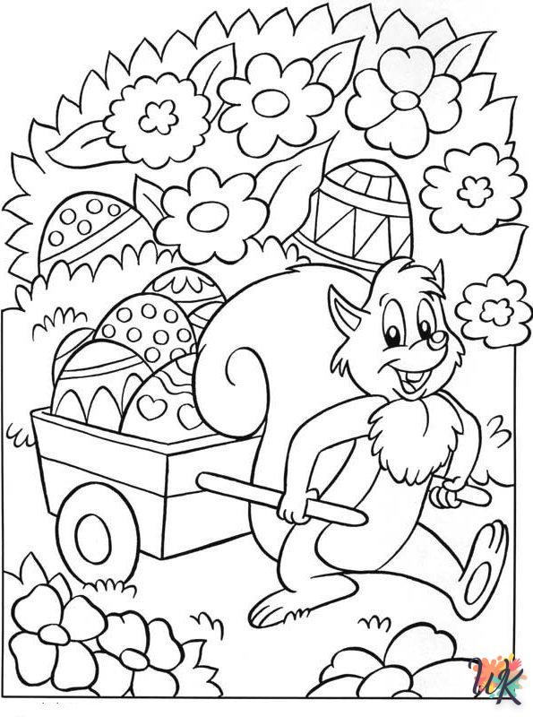 cute Easter coloring pages