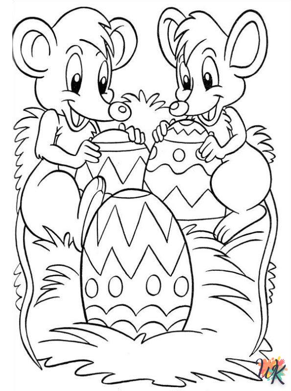 old-fashioned Easter coloring pages