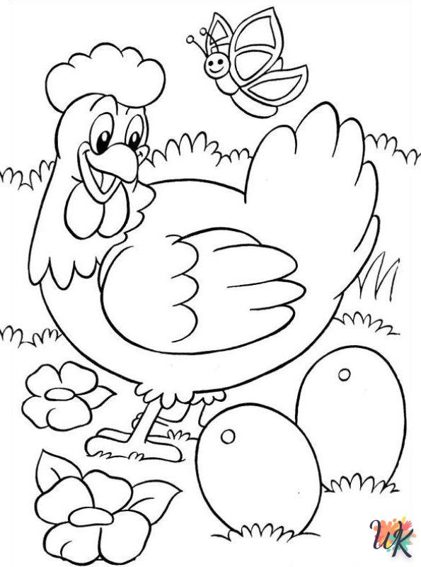 Easter coloring pages easy