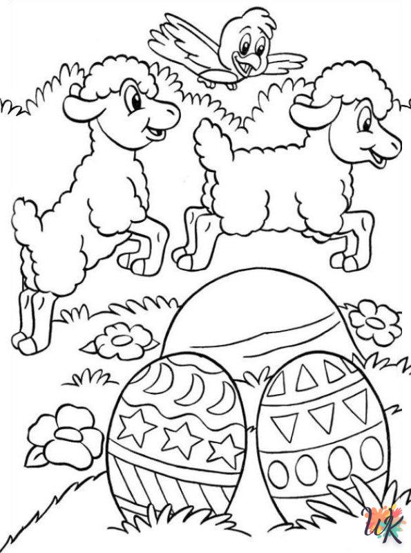 coloring Easter pages