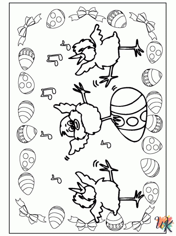 cute coloring pages Easter