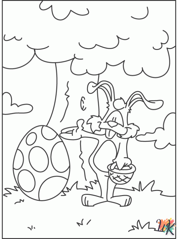 merry Easter coloring pages