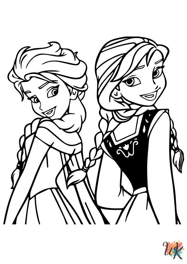 Elsa coloring pages printable