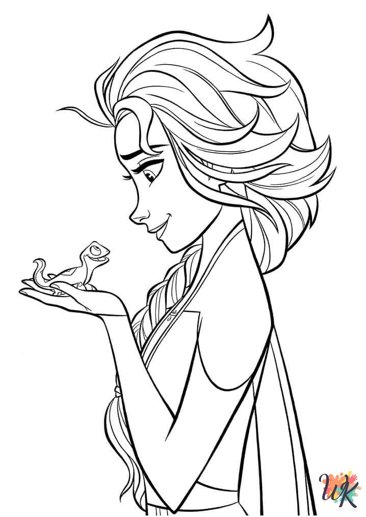printable coloring pages Elsa