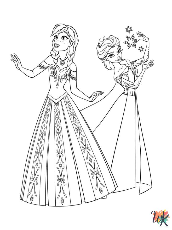 free coloring pages Elsa 2