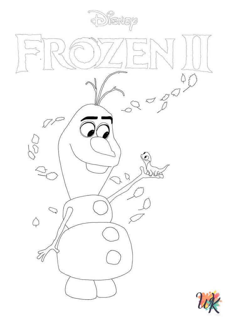 hard Elsa coloring pages