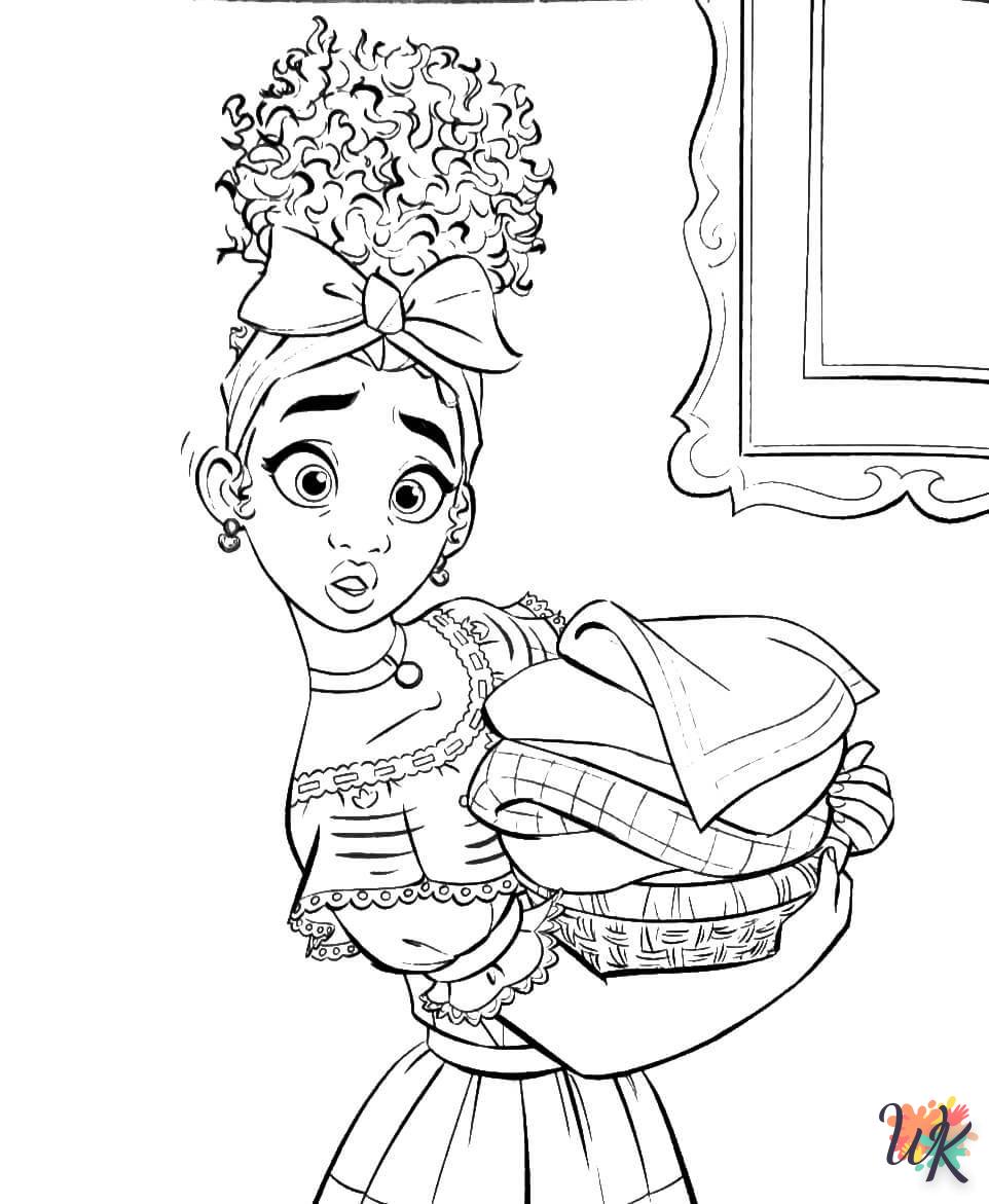 free Encanto tree coloring pages