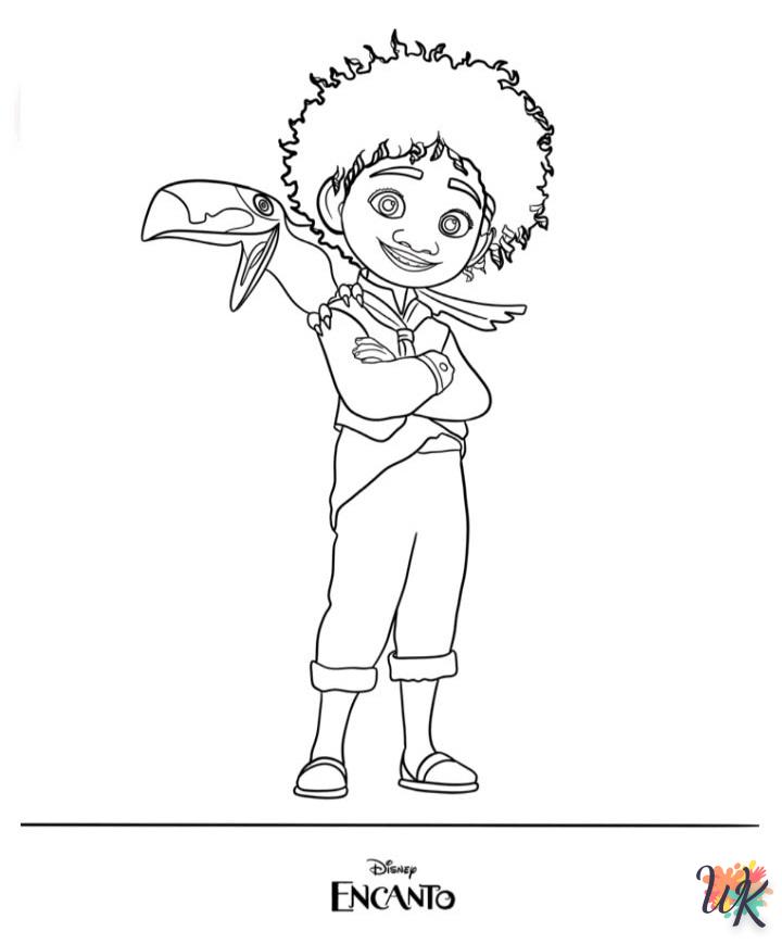 Encanto coloring pages easy