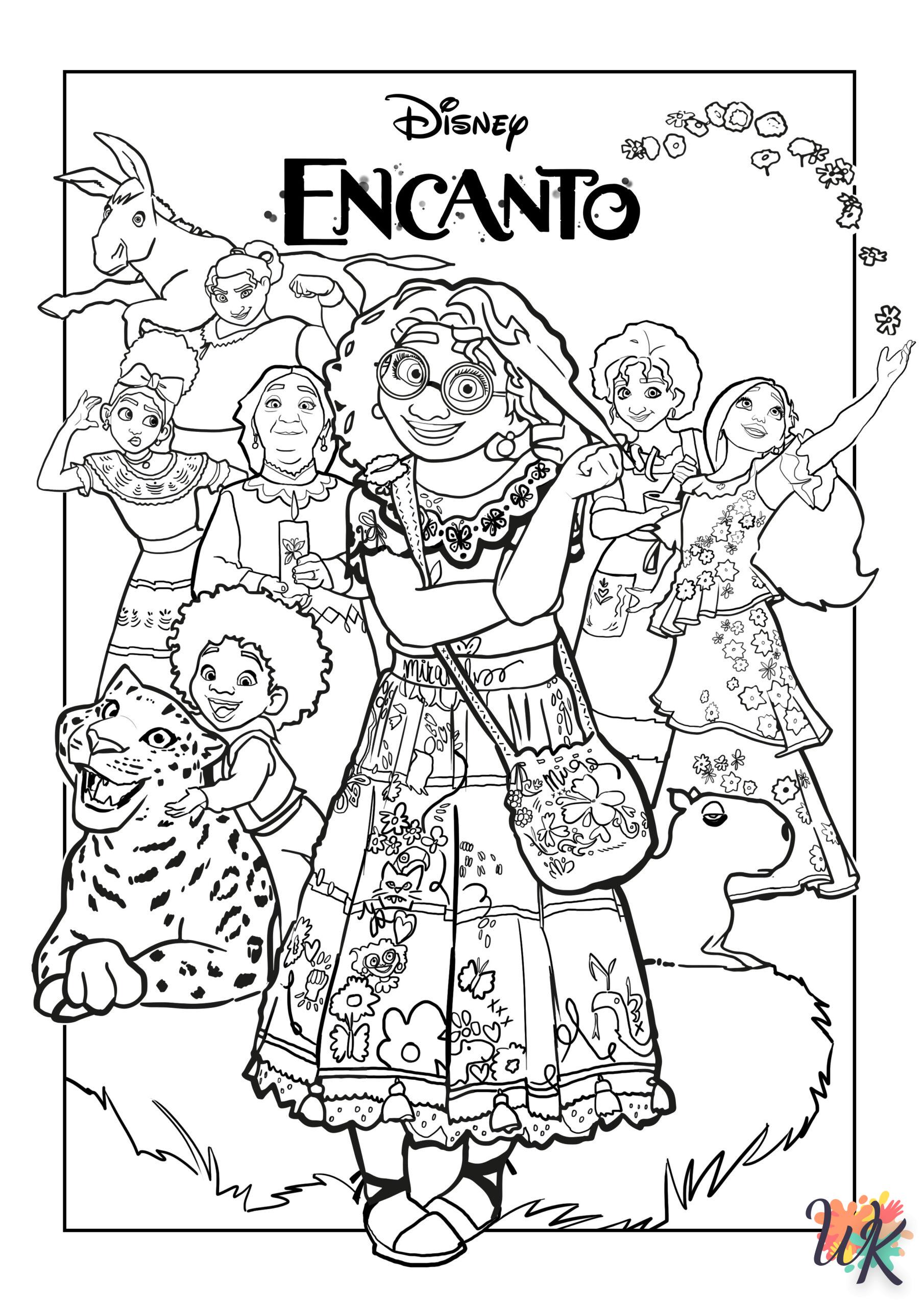 Encanto free coloring pages
